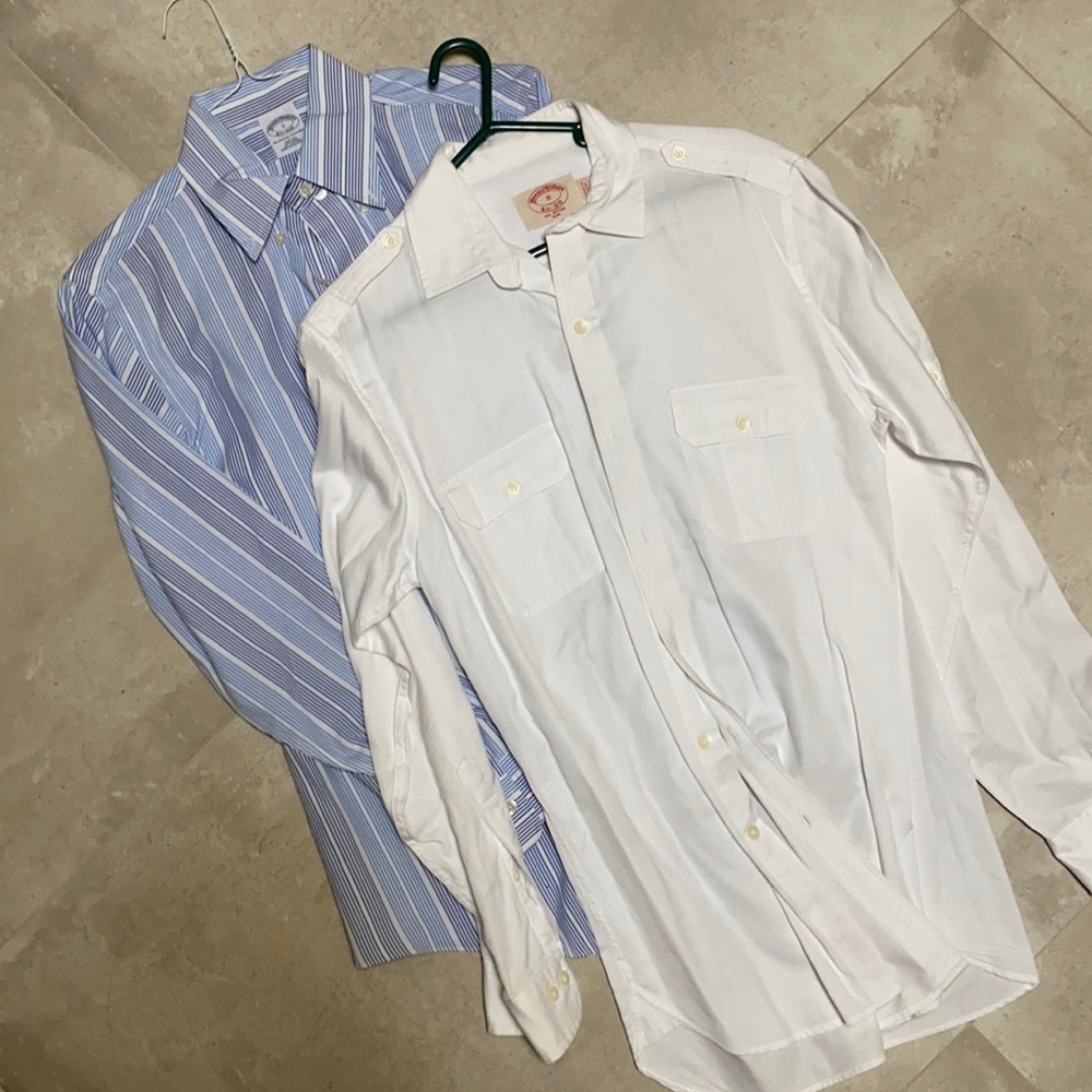 2 Brooks Brothers Small Slim button ups GUC